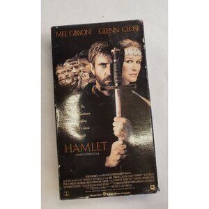 Hamlet VHS 1991 - Mel Gibson Glenn Close - Warner Bros